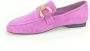 Bibi Lou Stijlvolle College Plat Loafers Purple Dames - Thumbnail 2