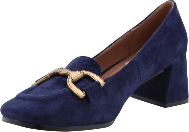 Bibi Lou Stijlvolle Mocassin Schoenen voor Heren Blue Dames