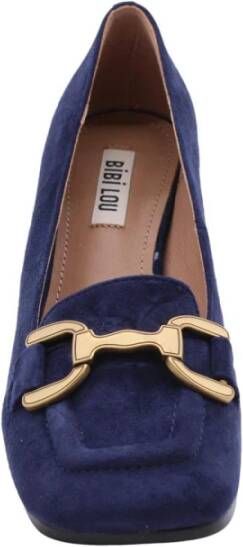 Bibi Lou Stijlvolle Mocassin Schoenen voor Heren Blue Dames