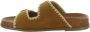 Bibi Lou Stijlvolle Zomer Slippers Brown Dames - Thumbnail 11