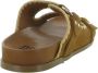Bibi Lou Stijlvolle Zomer Slippers Brown Dames - Thumbnail 12