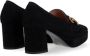 Bibi Lou Suède Damesloafer met Decoratieve Metalen Klem - Thumbnail 2