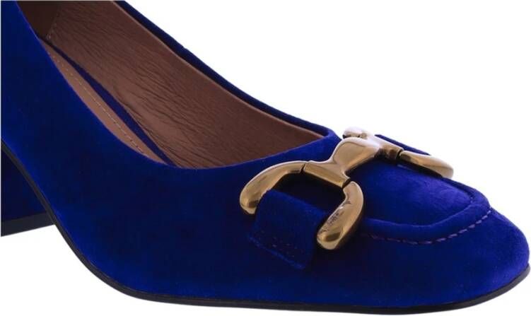 Bibi Lou Suede Pump in Blauw