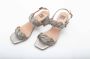 Bibi Lou Taupe Glitter Sandalen met Verstelbare Band Gray Dames - Thumbnail 3