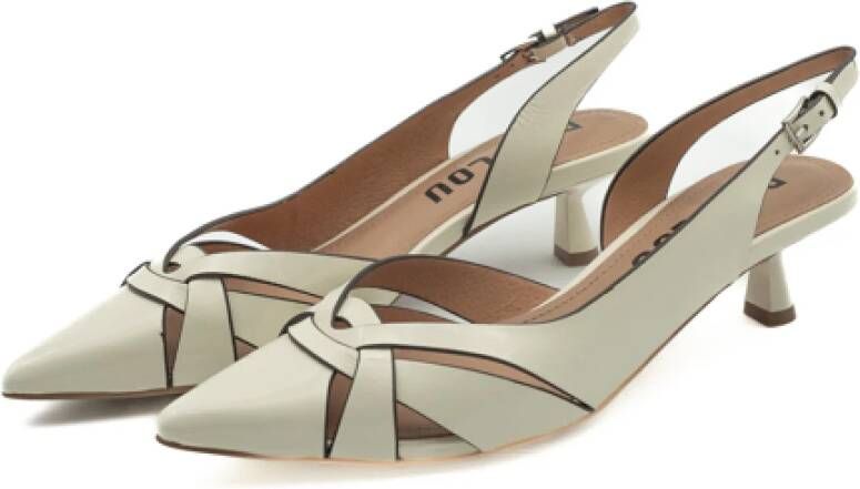 Bibi Lou Witte damesschoenen met 4-inch hak