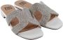 Bibi Lou Witte Swarovski Ciabatta Sandalen White Dames - Thumbnail 2