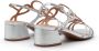 Bibi Lou Zilveren Geometrische Leren Sandalen - Thumbnail 2