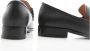 Bibi Lou Zwarte leren loafers met gouden bit Black Dames - Thumbnail 4