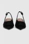 BIBI LOU Slingbacks Dames 650z61vk Maat: 35 Materiaal: Textiel Kleur: Zwart - Thumbnail 7
