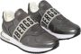 Bikkembergs Casual Zilveren Leren Sneakers Gray Dames - Thumbnail 2