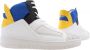 Bikkembergs Men s High Top Sneakers White Heren - Thumbnail 8