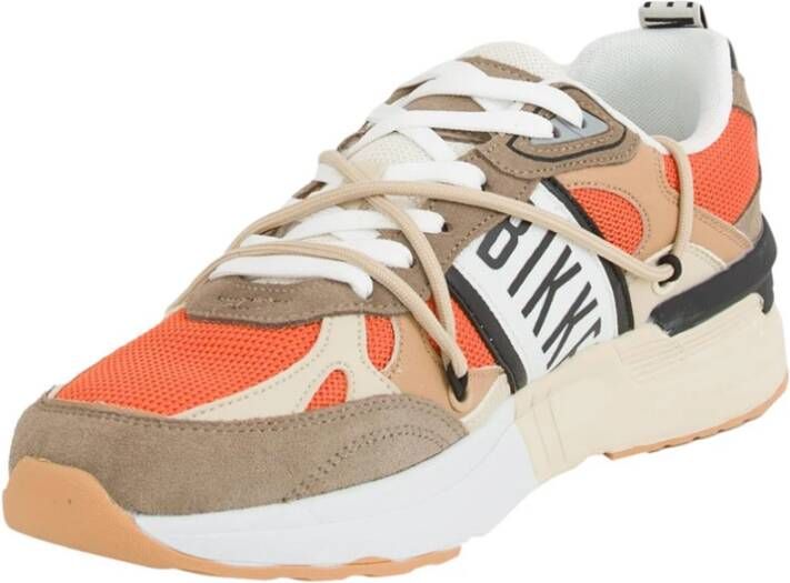 Bikkembergs Taupe Herenschoenen Dunga Stijl Multicolor Heren