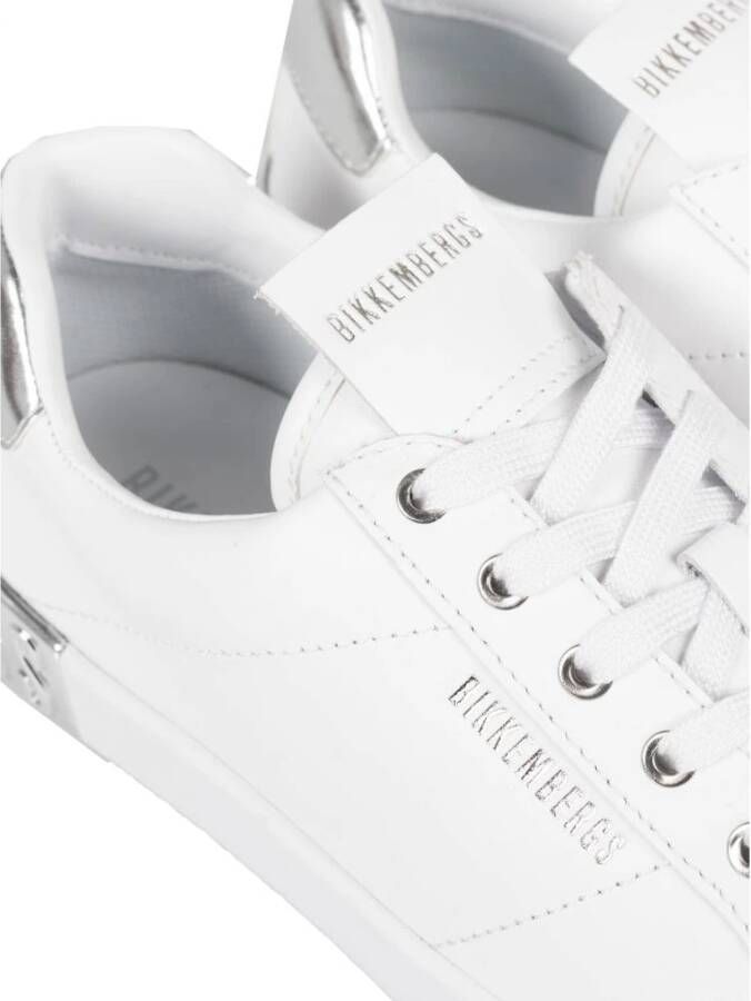 Bikkembergs Vetersneakers met logo zool Wit Dames