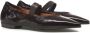 Billi Bi Bruine Leren Ballet Flats Brown Dames - Thumbnail 4