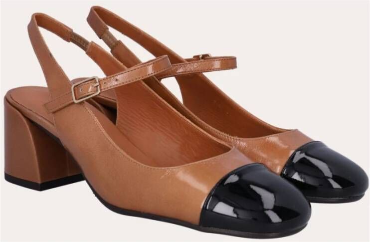 Billi Bi Handgemaakte slingback pump in lichtbruin Brown Dames