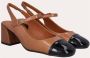 Billi Bi Handgemaakte slingback pump in lichtbruin Brown Dames - Thumbnail 2