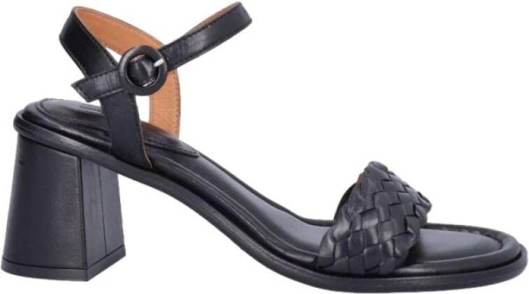 Billi Bi Handgemaakte hoge hak sandalen Zwart Dames