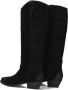 BILLI BI Cowboylaarzen Dames A7168 Maat: 36 Materiaal: Suède Kleur: Zwart - Thumbnail 5