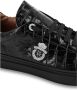 Billionaire Zwarte Leren Sneakers Casual Trainers Black Heren - Thumbnail 2