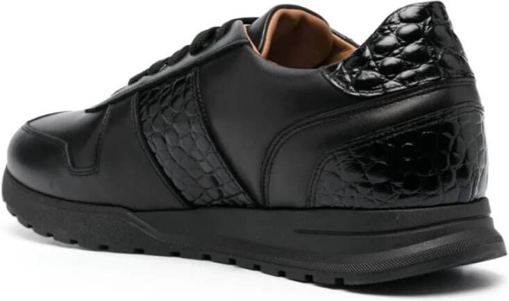 Billionaire Zwarte Lo-Top Casual Sneakers Black Heren