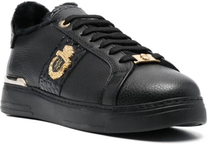 Billionaire Zwarte Lo-Top Casual Sneakers Black Heren