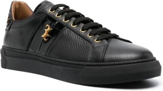 Billionaire Zwarte Lo-Top Casual Sneakers Black Heren
