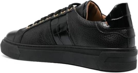 Billionaire Zwarte Lo-Top Casual Sneakers Black Heren