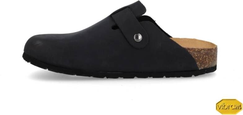 BioNatura Zwarte Sandalen Sabot