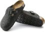 Birkenstock wollen Pantoffels Regular Anthracite Gray Heren - Thumbnail 14