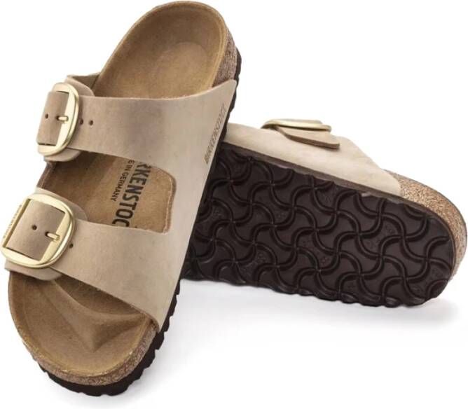 Birkenstock Arizona Big Buckle Nubuck Leren Sandalen