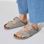 Birkenstock Arizona Big Buckle Sandalen Grijs Dames - Thumbnail 6