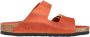 Birkenstock Oranje Leren Sandalen met Verstelbare Banden Orange Dames - Thumbnail 27