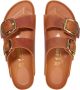 Birkenstock Oranje Leren Sandalen met Verstelbare Banden Orange Dames - Thumbnail 7