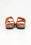 Birkenstock Oranje Leren Sandalen met Verstelbare Banden Orange Dames - Thumbnail 8