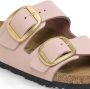 Birkenstock Klassieke Big Buckle Nubuck Leren Sandaal Pink Dames - Thumbnail 29