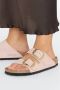 Birkenstock Klassieke Big Buckle Nubuck Leren Sandaal Pink Dames - Thumbnail 31