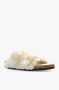 Birkenstock Arizona Bb Shearling Teddy Eggshell Laf Eggshell Schoenmaat 38 Slides 1023130 - Thumbnail 5