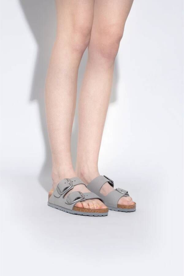 Birkenstock Arizona Big Buckle slides Gray Dames