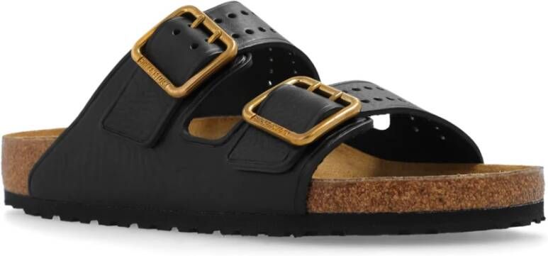 Birkenstock Arizona Bold Gap Slides Black Heren