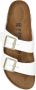 Birkenstock Arizona Grote Gesp Patent Witte Slippers Birko Flor Patent Streetwear - Thumbnail 148