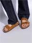 Birkenstock Arizona Suede Sandalen Bruin - Thumbnail 4