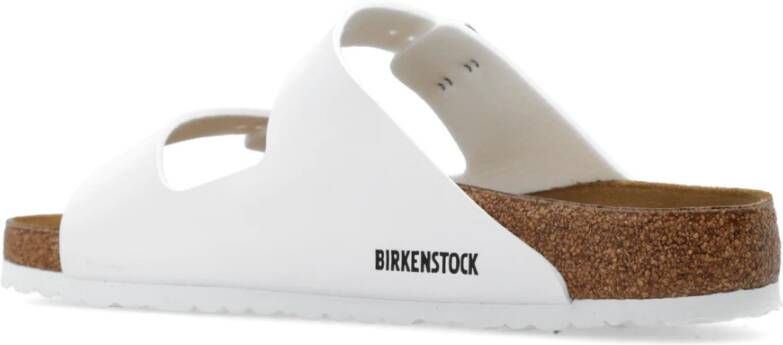 Birkenstock Arizona BS Slides White Heren