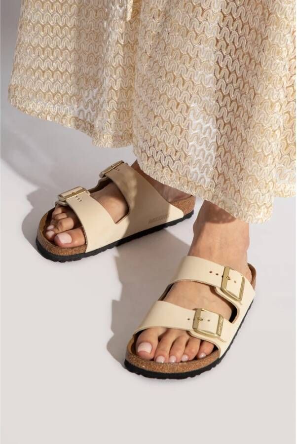 Birkenstock Arizona BS slides Beige Dames