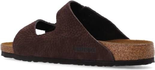 Birkenstock Arizona BS Slides Brown Heren