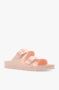 Birkenstock Elegante Roze Platte Sliders met Gespsluiting Pink Dames - Thumbnail 10
