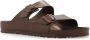 Birkenstock Chocoladebruine Dubbele Band Sandalen Brown Unisex - Thumbnail 22
