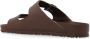 Birkenstock Chocoladebruine Dubbele Band Sandalen Brown Unisex - Thumbnail 23