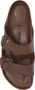 Birkenstock Chocoladebruine Dubbele Band Sandalen Brown Unisex - Thumbnail 24