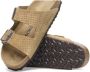 Birkenstock Arizona Lederen Slippers Beige - Thumbnail 6