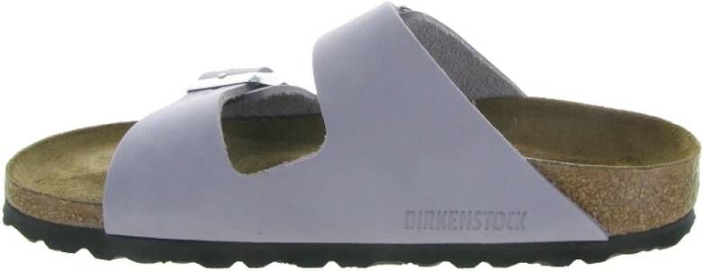 Birkenstock Arizona Leren Sandalen Purple Dames